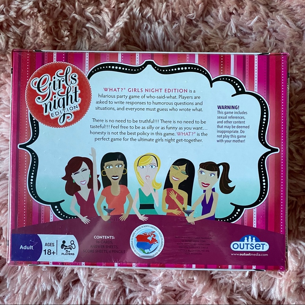 WHAT? Girls Night Edition Board Game - Picture 2 of 2